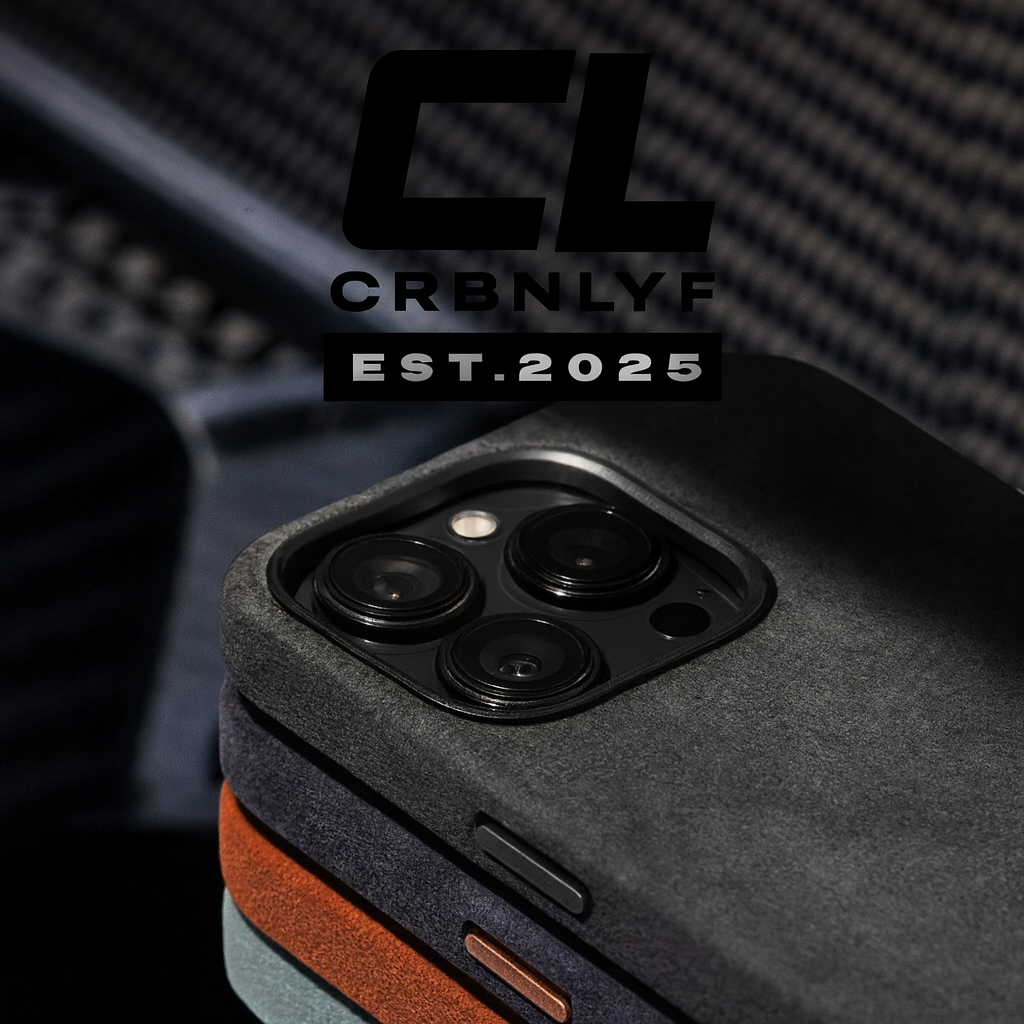 CRBNLYF ALCANTARA CASE – Elegance in Every Touch